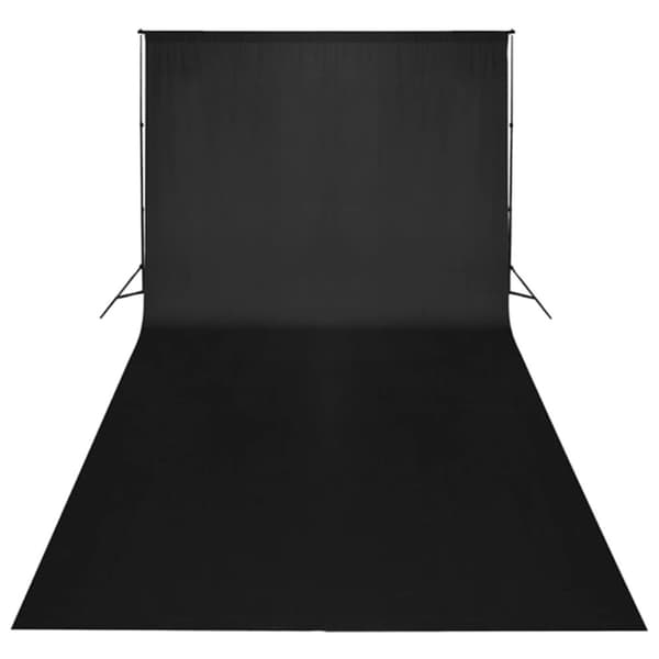 vidaXL Fotostudiosett med lyssett, bakgrunn og reflektor