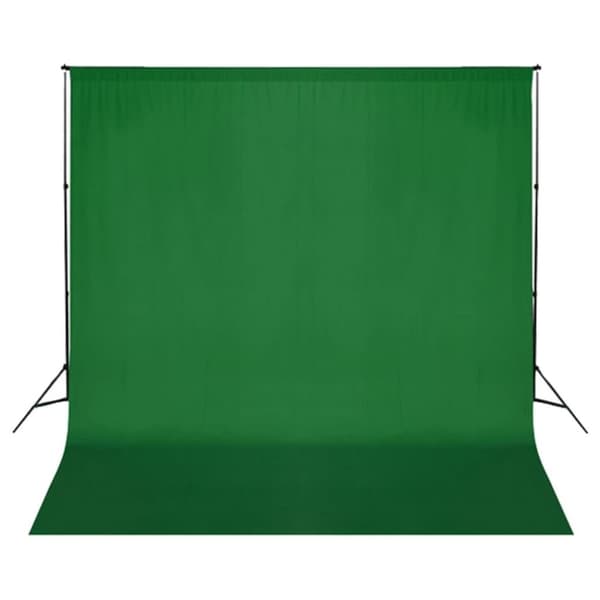 vidaXL Fotostudio med lampor, bakgrund och reflexskärm