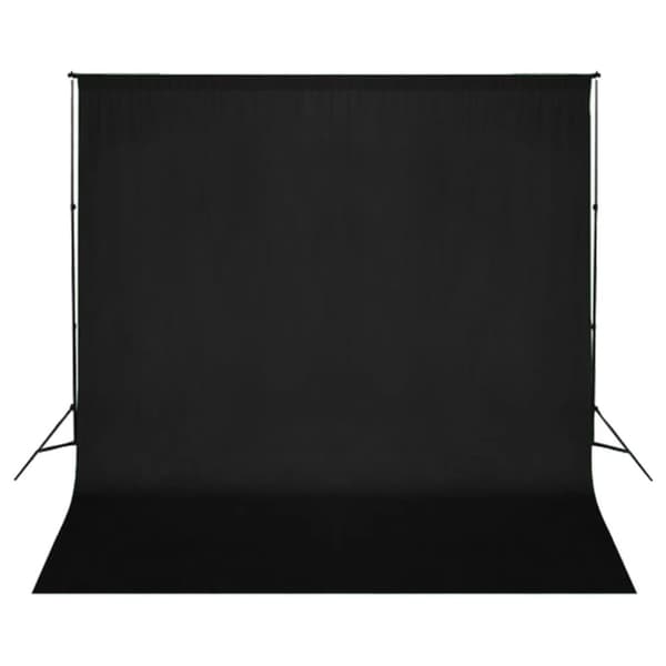 vidaXL Fotostudiosett med lyssett, bakgrunn og reflektor