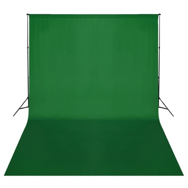 vidaXL Fotostudio med lampor, bakgrund och reflexskärm