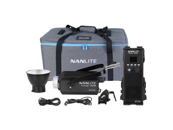 Nanlite Forza 720B Bicolor LED, LED, Valkoinen, 2700 K, 6500 K, Musta, 228 mm