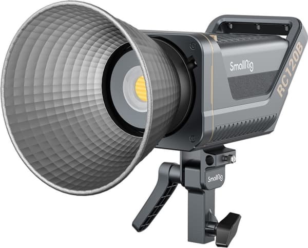 SmallRig RC120B, LED, Viileä valkoinen, Lämmin valkoinen, 2700 K, 6500 K, Musta, Harmaa, Alumiini, Muovi