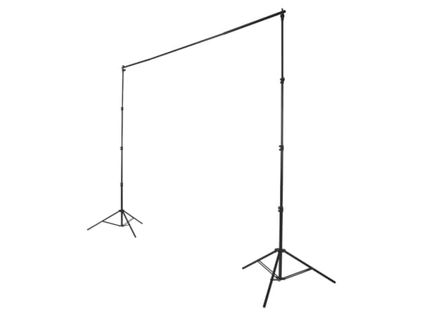 Hama 00021202, Fotobakgrundstativ, Svart, Gjuten aluminium, 2,95 m, 1580 mm, 5,3 kg