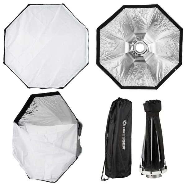 Bresser Diffuusiosuodatin Octagon Softbox 90 Cm Musta