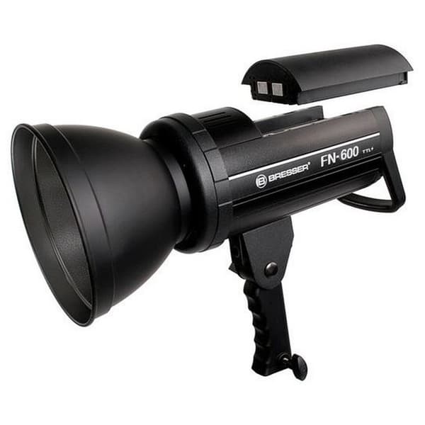 Bresser Studio Flash Fn-600 Studioblitz Canon Musta