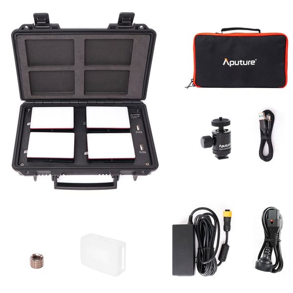Aputure Led-studiovalo Mc4 Travel Kit Kirkas