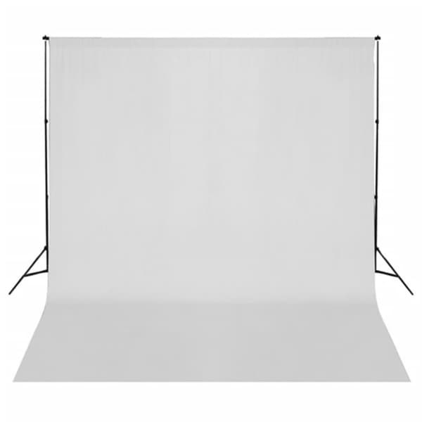 fotostudiesæt med lampesæt + fotobaggrund og reflektor