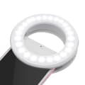 Miniatyrbild 6 av 7: Ringlampa (LED) med enkel montering för att få professionella selfies och videosamtal, med justerbar ljusstyrka och färgbyte
