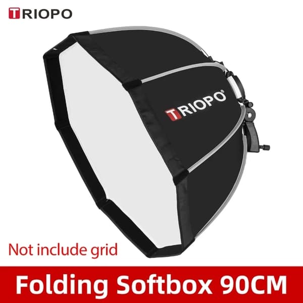 Speedlite Softbox, Bærbar Design, Honningkagegitter, 120cm Softbox