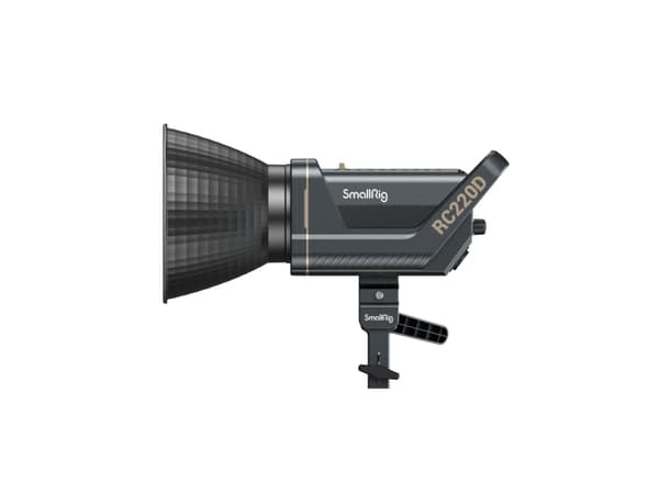 SmallRig RC 220D, LED, Dagsljus, 5600 K, Svart, Grå, Gjuten aluminium, Plast, 100 - 240 V