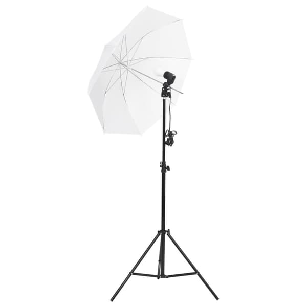 vidaXL fotolamper med stativer og paraplyer -  Studielamper & blitz