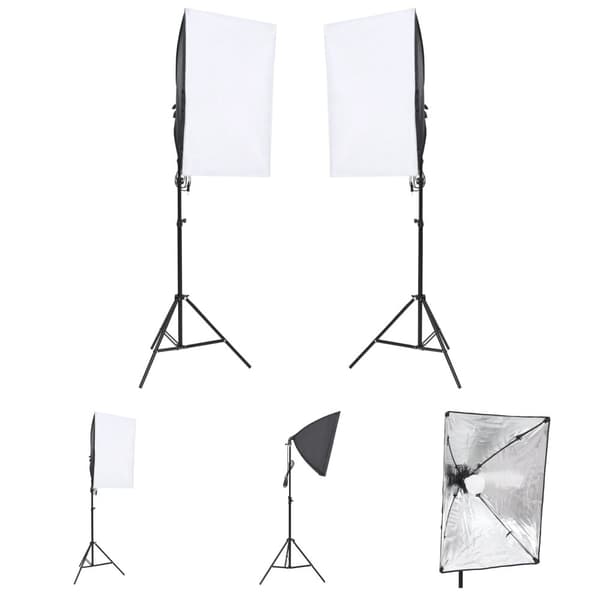 The Living Store professionelle fotolamper 2 stk. 40x60 cm -  Studielamper & blitz