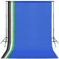 Pikkukuva 4 / 11: Studiovalot & -salamat - Living Valokuvastudiosetti 5 värillistä taustaa ja 2 softboxia