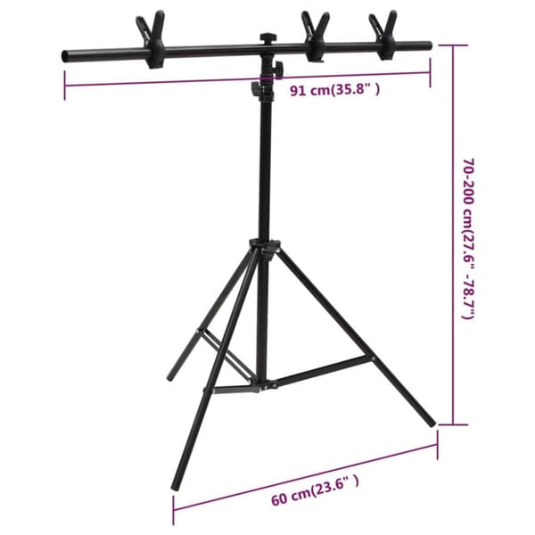 fotostudiesæt med fotolampesæt + fotobaggrund og reflektor