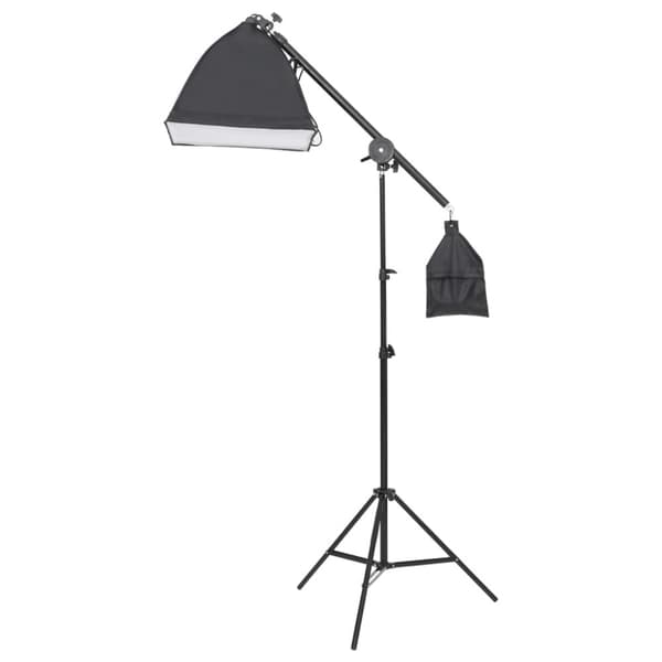 fotostudiesæt med fotolampesæt + fotobaggrund og reflektor