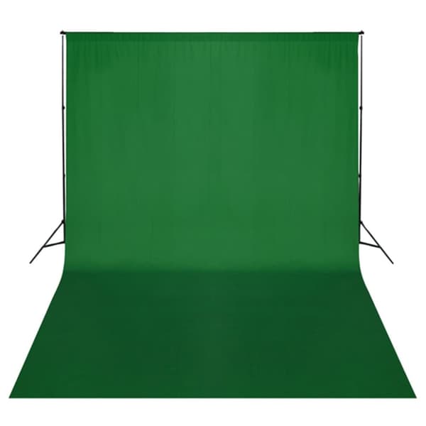 Fotostudio med lampor, bakgrund och reflexskärm