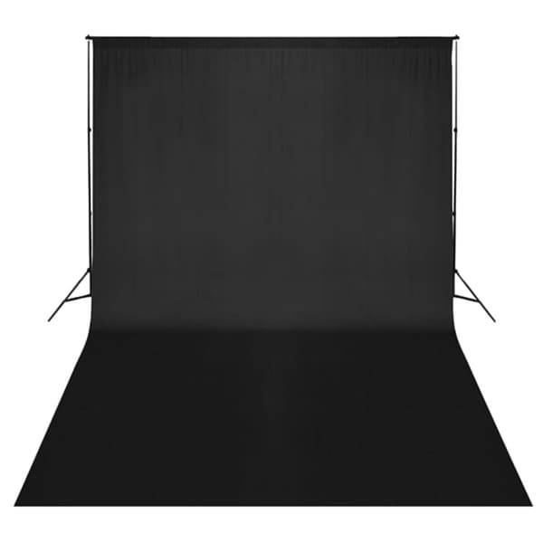 Fotostudio med lampor, bakgrund och reflexskärm