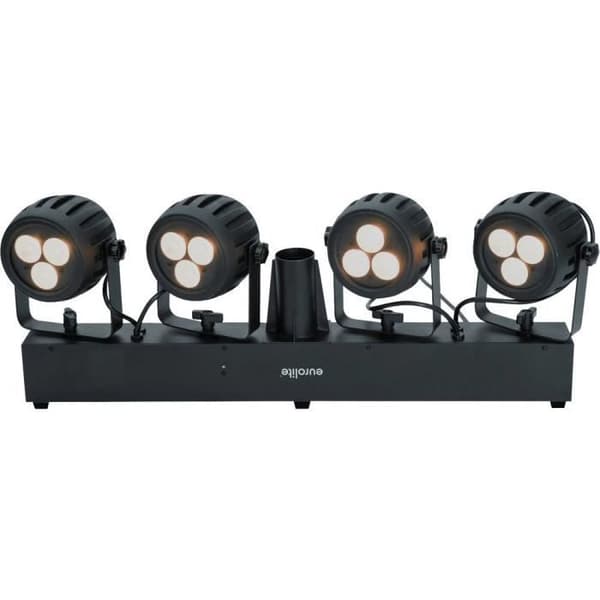Projektor PAR LED - Eurolite - KLS-120 - 12 LED COB - RGBW - Svart