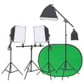 Miniatyrbild 1 av 2: Fotostudio med lampor och bakgrund