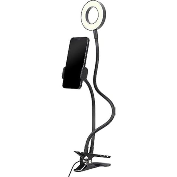 Gembird LED-RING4-PH-01 ANILLO DE Luz Para Selfies con PORTES DE PHONE