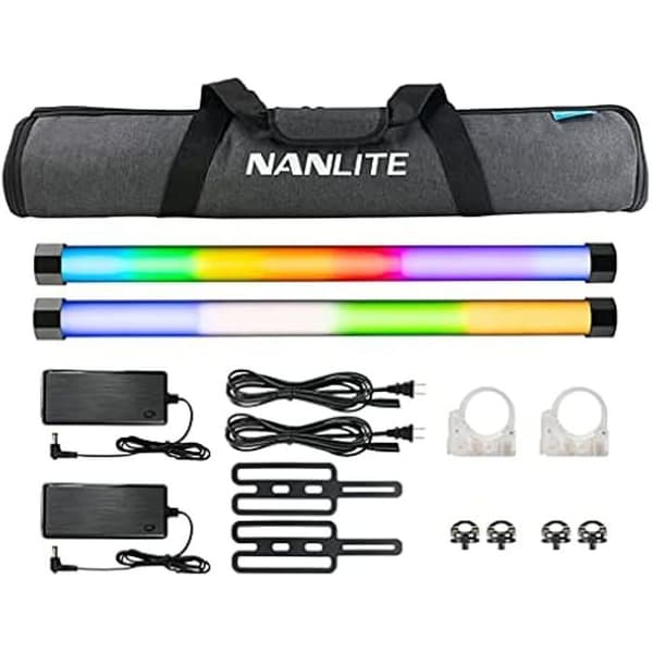 LED-lampor - Nanlite - PavoTube II 15X 2Kit - 2 lampor - Färgade effekter - Bluetooth-kontroll