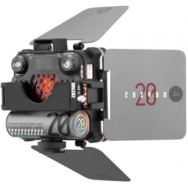 Ficklampa - ZHIYUN - Fiveray M20 - Paket med 20 - 20 W - Svart färg