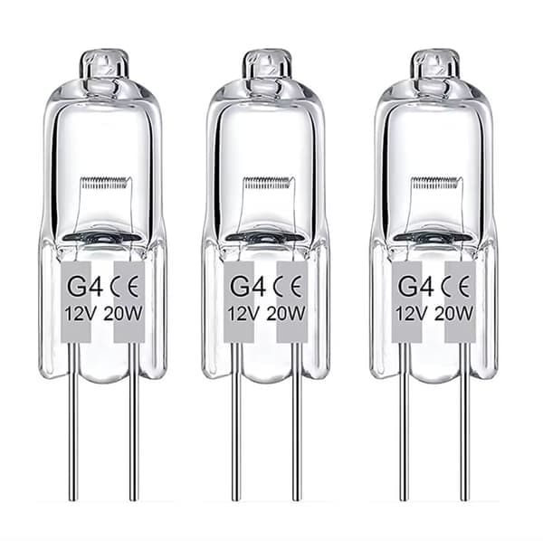 20-pak G4 halogenpærer 20W 12V – varmt hvidt lys for optimal belysning