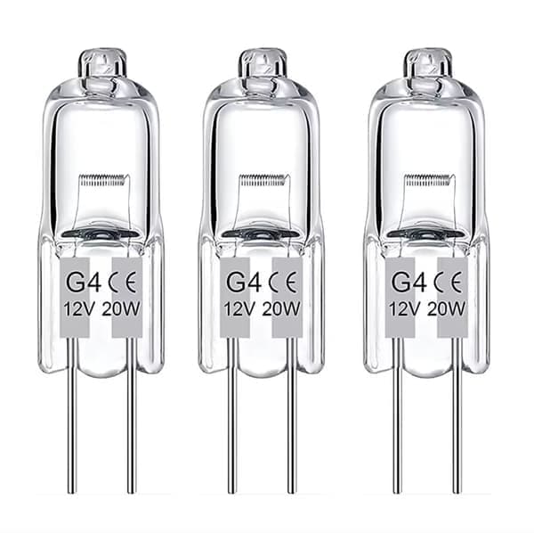 20-pak G4 halogenpærer 20W 12V – varmt hvidt lys for optimal belysning