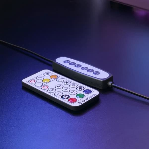 Ljusring - Mars Gaming - MGRING - 10,2” RGB - Justerbar 65-150 cm - 35 ljuslägen