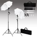 Miniatyrbild 2 av 2: Fotostudio med bakgrunder, lampor och paraplyer
