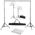 Miniatyrbild 1 av 2: Fotostudio med bakgrunder, lampor och paraplyer