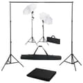 Miniatyrbild 1 av 2: Fotostudio med bakgrunder, lampor och paraplyer