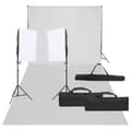 Miniatyrbild 1 av 2: Fotostudio med lampor och bakgrund