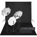 Miniatyrbild 1 av 2: Fotostudio med lampor och bakgrund