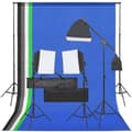 Miniatyrbild 1 av 2: Fotostudio med lampor och bakgrund
