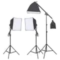 Miniatyrbild 2 av 2: Fotostudio med lampor och bakgrund