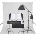 Miniatyrbild 1 av 2: Fotostudio med lampor och bakgrund