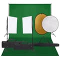 Miniatyrbild 1 av 2: Fotostudio med lampor, bakgrund och reflexskärm