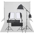 Miniatyrbild 1 av 2: Fotostudio med lampor och bakgrund