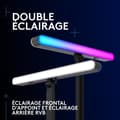 Miniatyrbild 2 av 6: Ringlampa Logitech G Litra Beam LX dubbel premium RGB LED streaming accentlampa med TrueSoft, LIGHTSYNC, Bluetooth