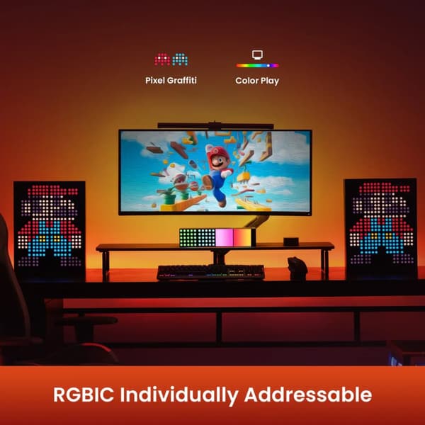 Yeelight Cube Smart Lamp - Light Gaming Cube Panel - Rooted Base