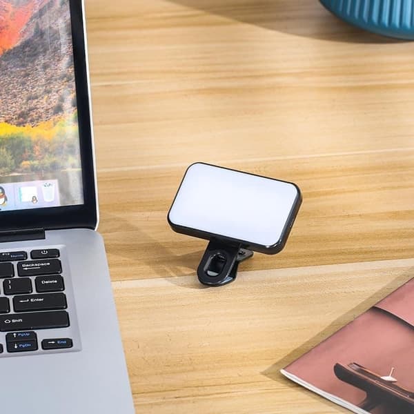 OBOSOE USB-ladattava selfie-valo – kannettava valaistus mobiililaitteille ja videoille