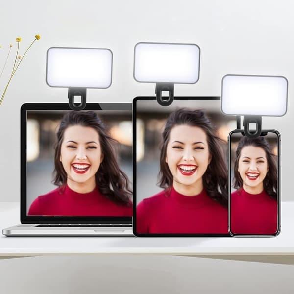 OBOSOE USB-ladattava selfie-valo – kannettava valaistus mobiililaitteille ja videoille