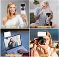Pikkukuva 6 / 6: OBOSOE USB-ladattava selfie-valo – kannettava valaistus mobiililaitteille ja videoille