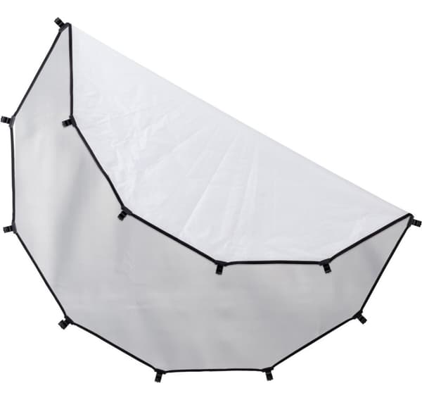 Manfrotto heijastinpäällinen HaloCompact Plus 98cm, hopea/valkoinen