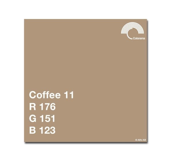 Colorama bakgrunnspapir 1,35x11m, kaffe (511)