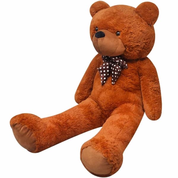 vidaXL tøjbamse 170 cm plysstof brun
