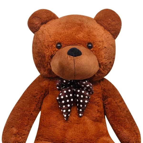 vidaXL Nalle pehmolelu Ruskea 242 cm
