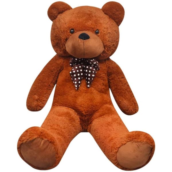 vidaXL Nalle pehmolelu Ruskea 242 cm