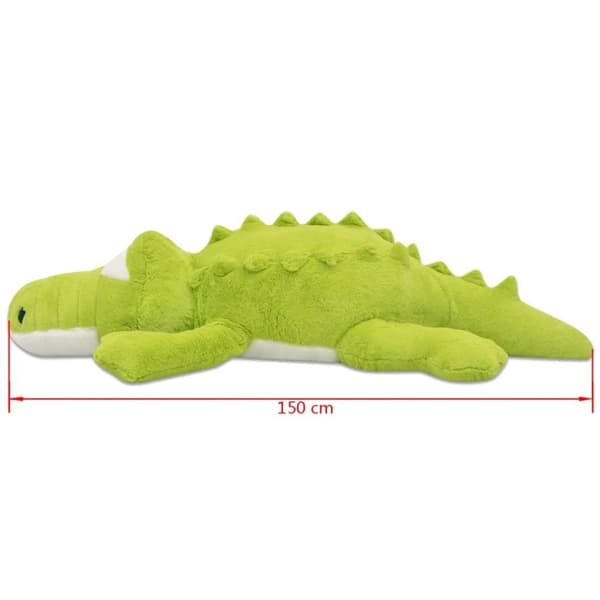 vidaXL Gosedjurskrokodil plysch XXL 150 cm